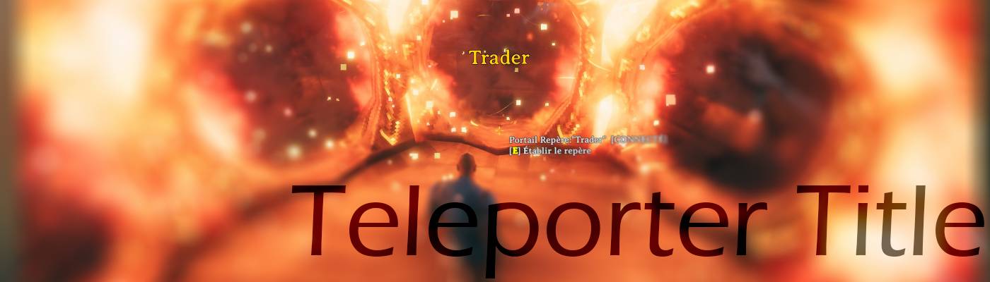 Teleporter Title - мод для Valheim который даёт возможность показать название телепорта в центре экрана.