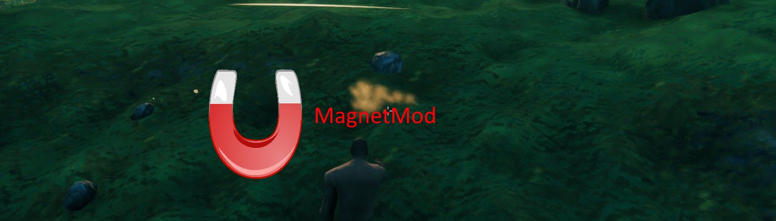 Magnet mod - мод для Valheim который превращает своего персонажа в «предметный» магнит и потяните на себя незакрепленные предметы.